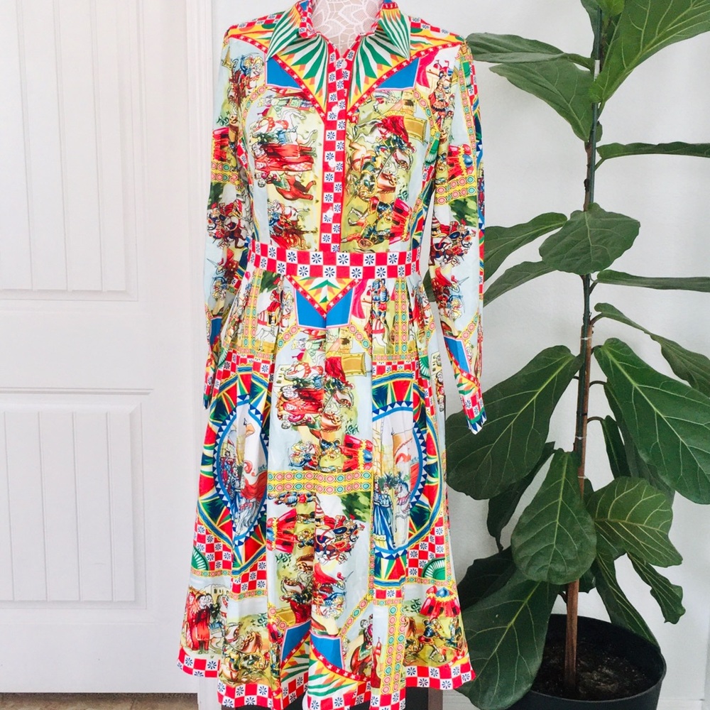 Beautiful midi pleated dress